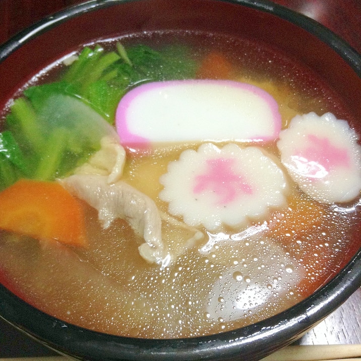 お雑煮 関東風 幸せレシピ レシピ 作り方 By とりあえず乾杯 楽天レシピ